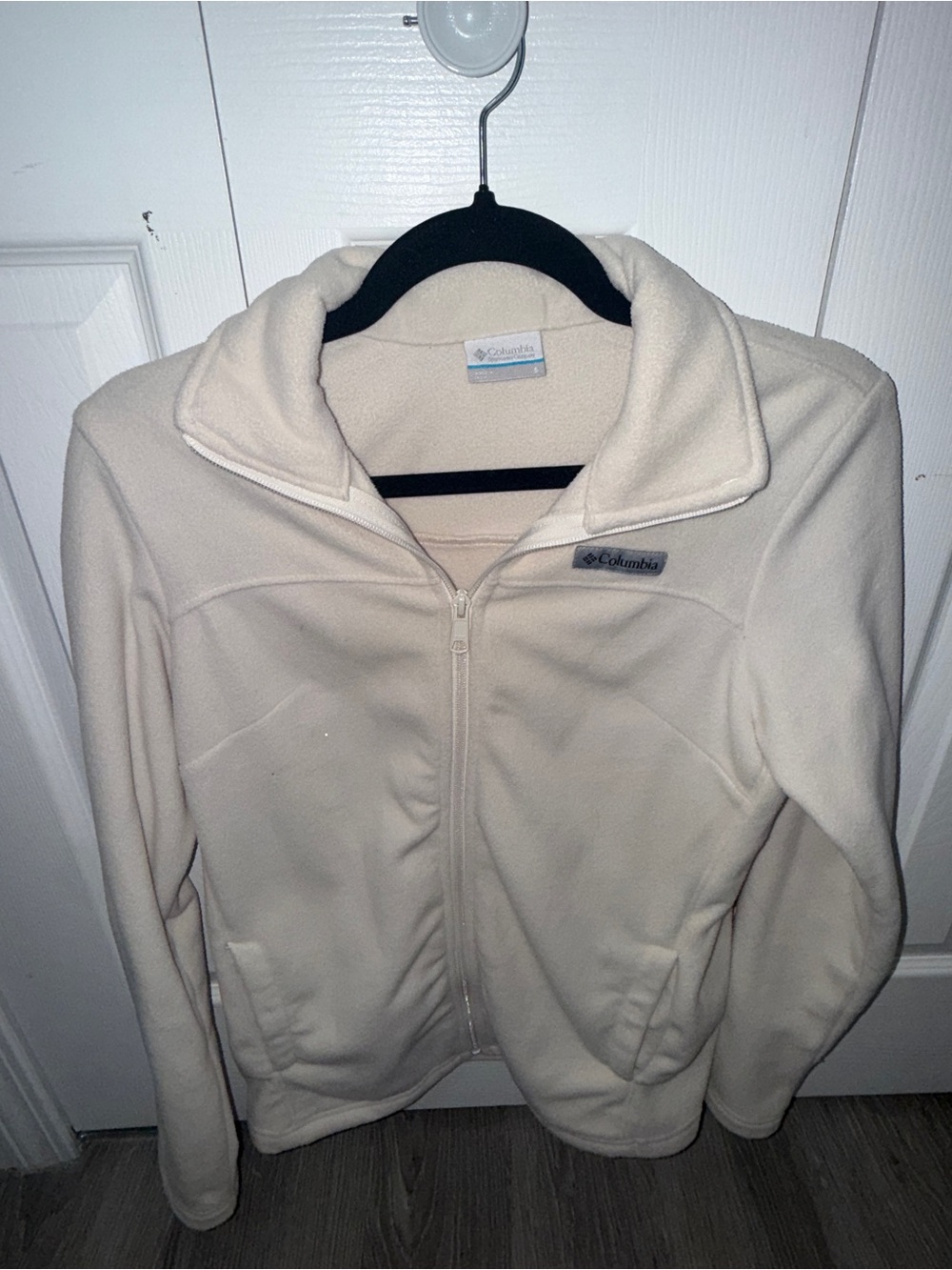 Columbia Cream Full-Zip Fleece Jacket